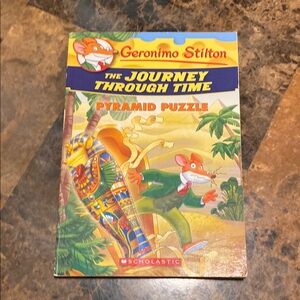 Scholastic Geronimo Stilton ‘Pyramid Puzzle’ book.
The Journey Through Time.